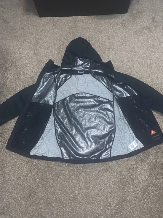 Columbia Black Hooded Weather-Resistant Thermal Omni-Heat Jacket - Picture 2 of 5